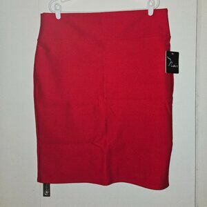 NWT Noir Red Pencil Skirt (3X)